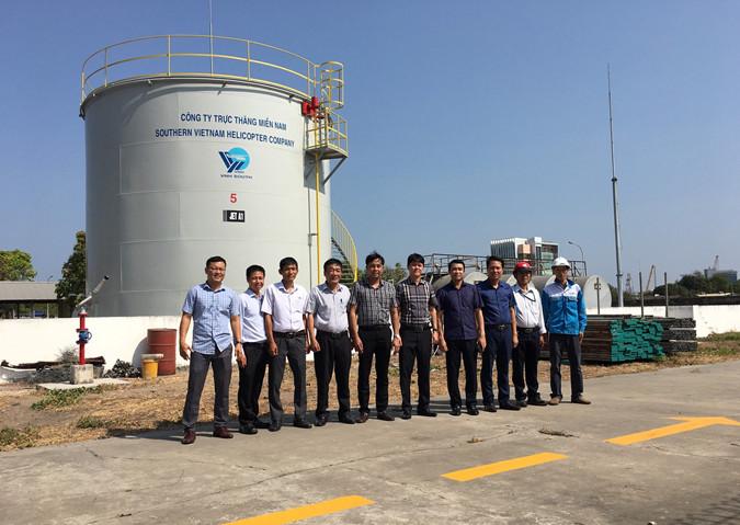 Cung cấp vật tư, lắp đặt bồn chứa dầu 05 tại Sân Bay Vũng Tàu
